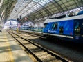 Prague main railway station platforms